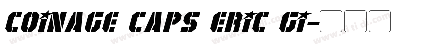 coinage caps eric gi字体转换